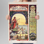 Affiche vintage style rétro Algérie - Dzeco Art