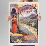 Affiche Vintage Tunisie Hammam-el-Lif 1895 | Emile Levy – Image 3