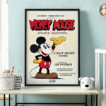 Affiche Vintage Mickey Mouse 1928 – Celebrity Productions Era – Image 6