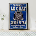 Affiche Vintage Savon le Chat - Marseille 1895 | Dzeco Art – Image 5