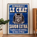 Affiche Vintage Savon le Chat - Marseille 1895 | Dzeco Art – Image 6
