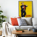 Affiche vintage Algérie 1930 – 25 cigarettes Kiamil - Dzeco Art – Image 3