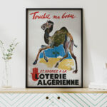 Affiche Vintage Loterie Algérienne - Touchez ma Bosse | Dzeco Art – Image 5