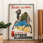 Affiche Vintage Loterie Algérienne - Touchez ma Bosse | Dzeco Art – Image 6