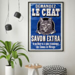 Affiche Vintage Savon le Chat - Marseille 1895 | Dzeco Art – Image 8