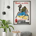 Affiche Vintage Loterie Algérienne - Touchez ma Bosse | Dzeco Art – Image 7
