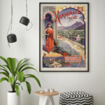 Affiche Vintage Tunisie Hammam-el-Lif 1895 | Emile Levy – Image 7