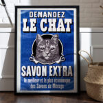 Affiche Vintage Savon le Chat - Marseille 1895 | Dzeco Art – Image 9