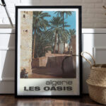 Affiche Vintage Algérie - Les Oasis (1960) Dzeco Art – Image 7
