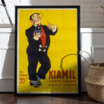 Affiche vintage Algérie 1930 – 25 cigarettes Kiamil - Dzeco Art – Image 6