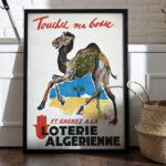 Affiche Vintage Loterie Algérienne - Touchez ma Bosse | Dzeco Art – Image 8