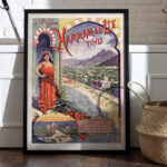 Affiche Vintage Tunisie Hammam-el-Lif 1895 | Emile Levy – Image 8