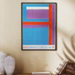 Affiche vintage abstraite 1965 – Bireline Preview – Image 8