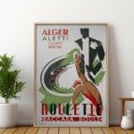 Affiche Vintage Alger Aletti Casino - Dzeco Art – Image 10