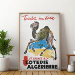 Affiche Vintage Loterie Algérienne - Touchez ma Bosse | Dzeco Art – Image 10