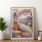 Affiche Vintage Tunisie Hammam-el-Lif 1895 | Emile Levy – Image 10