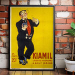 Affiche vintage Algérie 1930 – 25 cigarettes Kiamil - Dzeco Art – Image 9