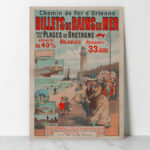 Affiche Vintage Chemin de Fer d’Orléans Dzeco Art