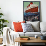 Affiche Vintage Compagnie Générale Transatlantique - Dzeco Art – Image 4