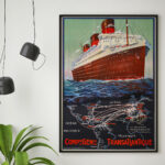 Affiche Vintage Compagnie Générale Transatlantique - Dzeco Art – Image 8