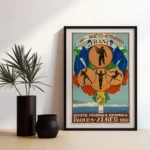 Affiche Vintage Alger 1930 | Léon Carré Fête Fédérale | Dzeco Art – Image 9