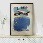 Affiche Vintage Air Algérie C.G.T.A. - Vol sur Alger | Dzeco Art – Image 4