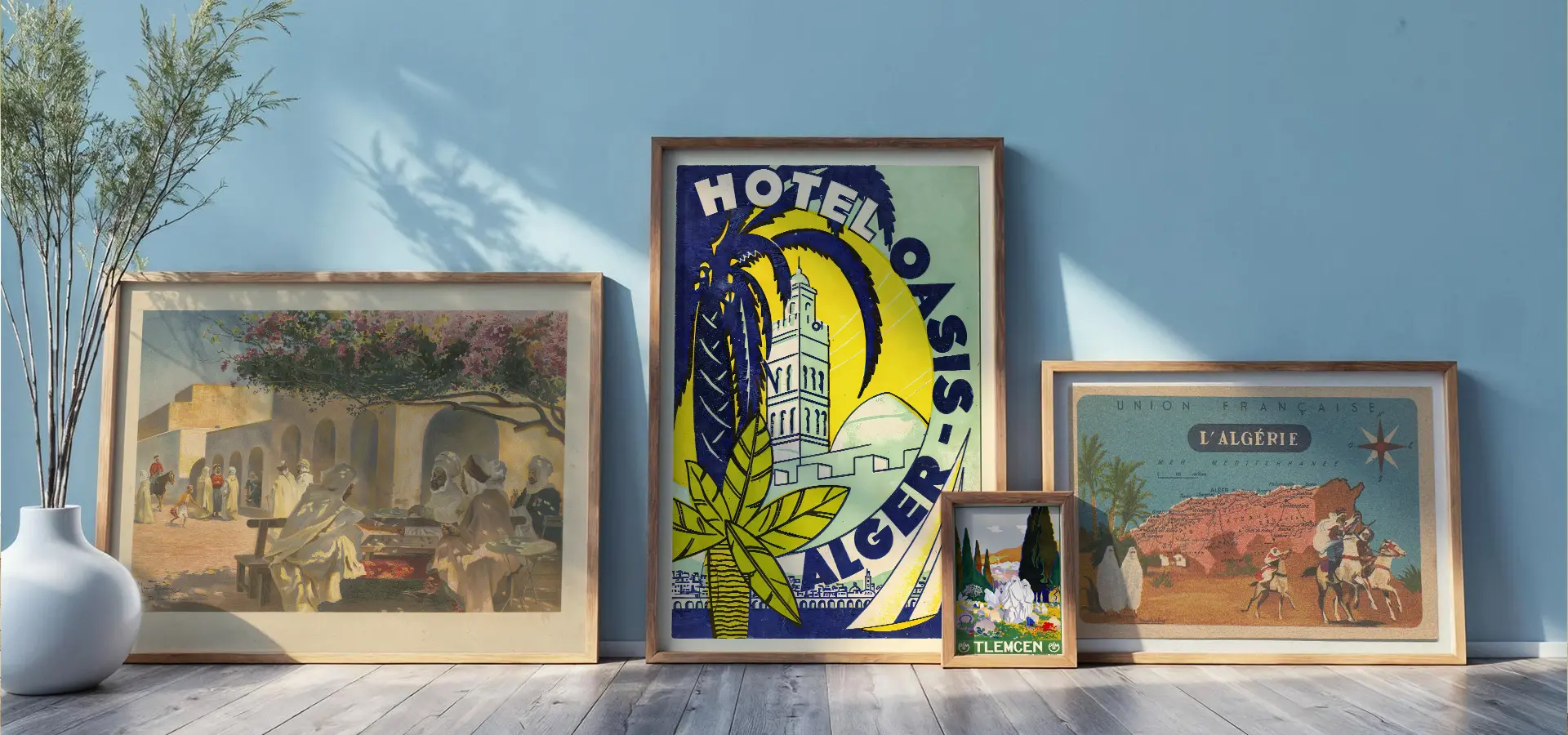 Tableaux vintage Algérie – collection d’affiches rétro imprimées en haute qualité en Algérie