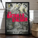 Décoration intérieure avec l’affiche du film La Bataille d'Alger by Dzecoart