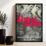 Décoration intérieure avec l’affiche du film La Bataille d'Alger by Dzecoart