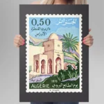 Affiche Vintage Algérie Poste - El Kantara 1975 – Image 4