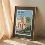 Affiche Vintage Algérie Poste - El Kantara 1975 – Image 3