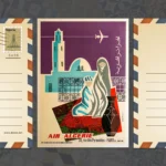 Carte Postale - Pack Air Algérie Vintage - Dzeco Art – Image 2