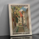 Affiche vintage Bourbonne-les-Bains - Chemins de Fer de l'Est – Image 9