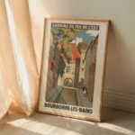 Affiche vintage Bourbonne-les-Bains - Chemins de Fer de l'Est – Image 5