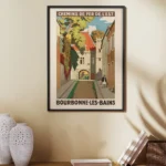 Affiche vintage Bourbonne-les-Bains - Chemins de Fer de l'Est – Image 7