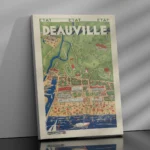 Affiche vintage Deauville 1931 - Lucien Boucher – Image 3