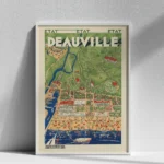 Affiche vintage Deauville 1931 - Lucien Boucher – Image 4