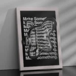 Affiche Make Something - Design Typographique Moderne – Image 3