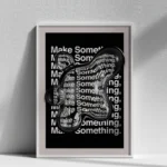 Affiche Make Something - Design Typographique Moderne – Image 5
