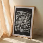 Affiche Make Something - Design Typographique Moderne – Image 6