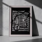 Affiche Make Something - Design Typographique Moderne – Image 7