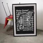 Affiche Make Something - Design Typographique Moderne – Image 8