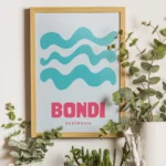 Affiche Ville Bondi Beach — Design Minimaliste & Vagues – Image 4