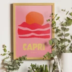 Affiche Ville Capri — Design Minimaliste & Moderne | DzecoArt – Image 4