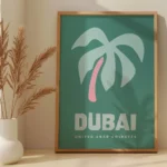 Affiche Ville Dubaï — Design Minimaliste & Moderne | DzecoArt – Image 2