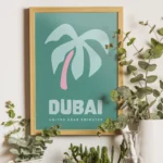 Affiche Ville Dubaï — Design Minimaliste & Moderne | DzecoArt – Image 4