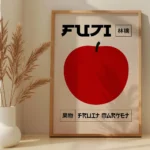 Affiche Ville Fuji — "Fruit Market" Style Japonais Moderne – Image 3
