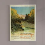 Affiche vintage Algérie El Kantara - PLM Voyage Extra Rapide – Image 3