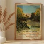 Affiche vintage Algérie El Kantara - PLM Voyage Extra Rapide – Image 5