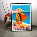 Affiche La Plage de Calvi Corse - Roger Broders 1929 – Image 5